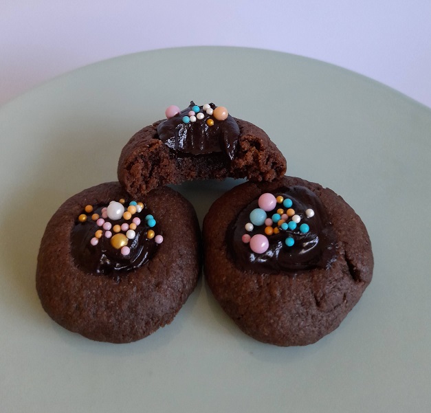 Dark Chocolate Ganache Biscuits