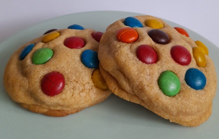 Nutella M&M Biscuits
