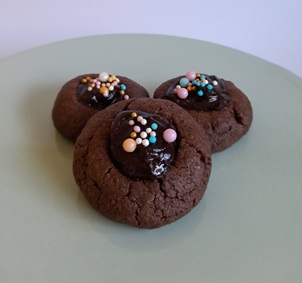 Dark Chocolate Ganache Biscuits